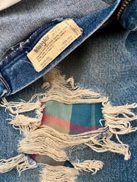 Image 4 of 80s PATCHED WRANGLER 13MZW JEANS