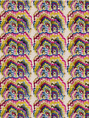 Image 2 of Rainbow Fanfare linen by the metre