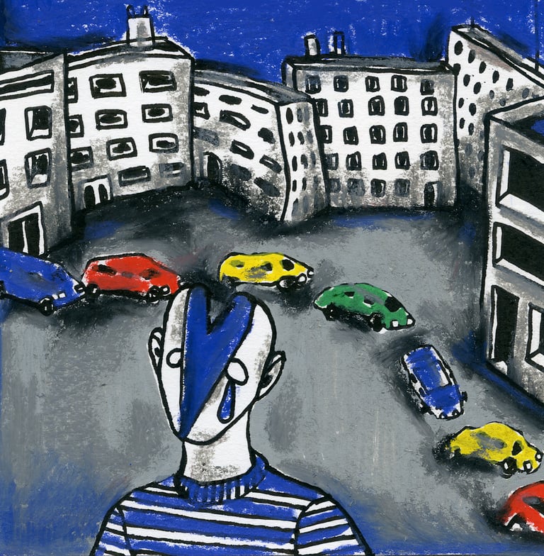 Les solitudes / version bleue