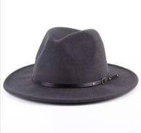 Image 6 of Fedora Hat Women Men Wide Brim 