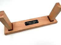 Image 1 of Stand for Firefighter Axe - Cherry Wood