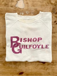 Image 1 of 60s BISHOP GUILFOYLE HIGH SCHOOL CUTOFF SLEEVES SWEATSHIRT