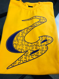 Image 1 of SB Puzzle Logo T-Shirt Gold/Purple