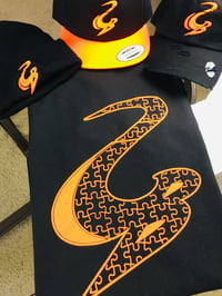 Image 3 of SB Puzzle Logo T-shirt Blk/Orange