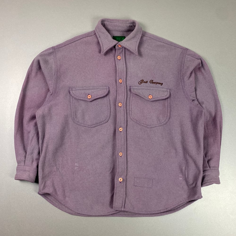 Image of 1980s Best Company wool overshirt, size medium