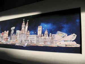 Liverpool Waterfront Art Print - Landmarks Design - Architecture