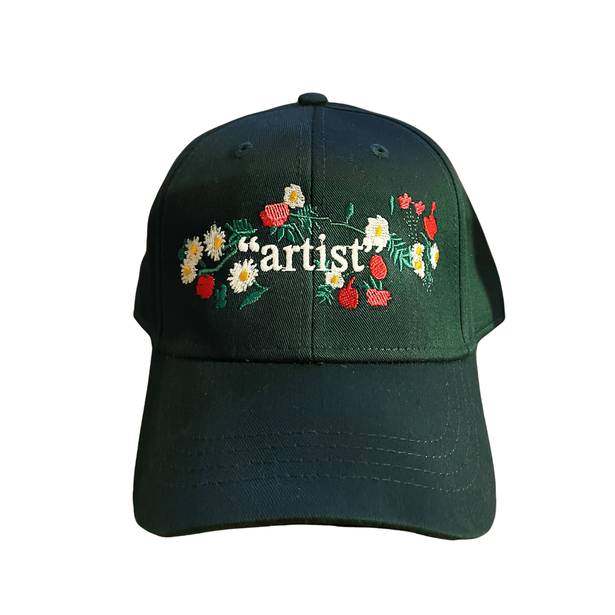 Image of FLOWERS PINE GREEN CAP
