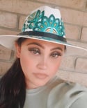 Lucy Hand Painted Hat 