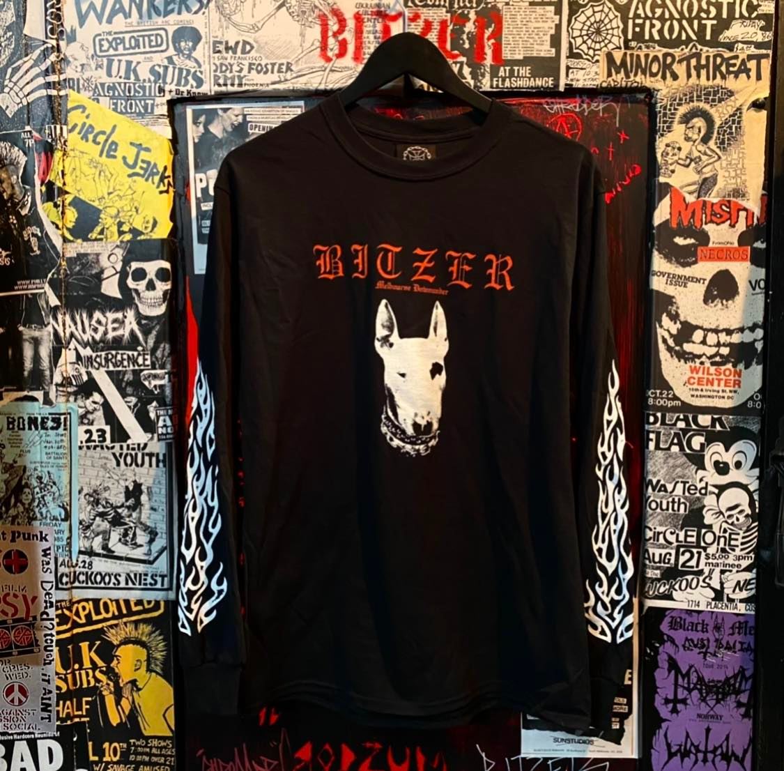 Image of MAD DOG FLAMED L/SLEEVE