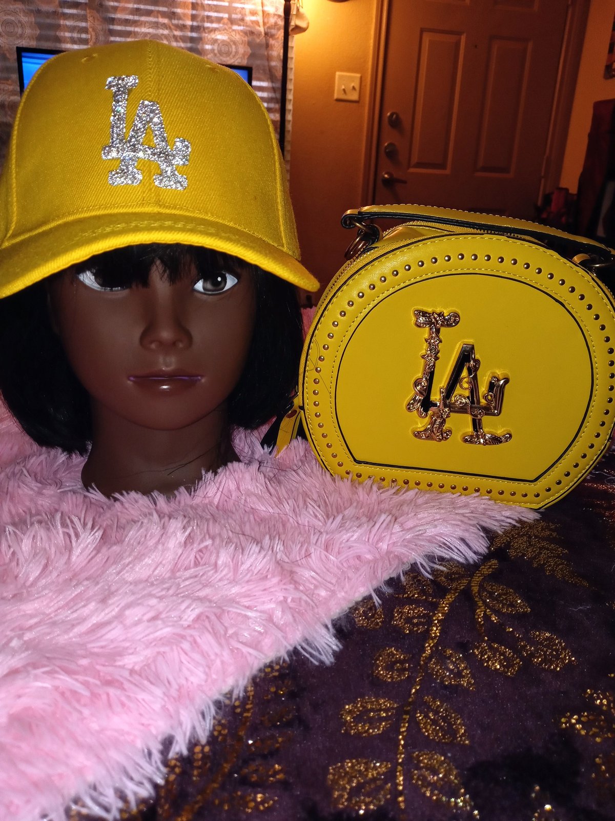 La purse and online hat set