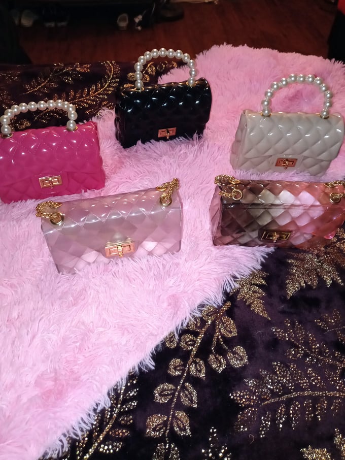 Image of Quilted Jelly Crossbody Purses
