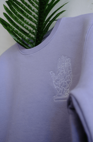 Kruella Hand Crewneck Lavanda