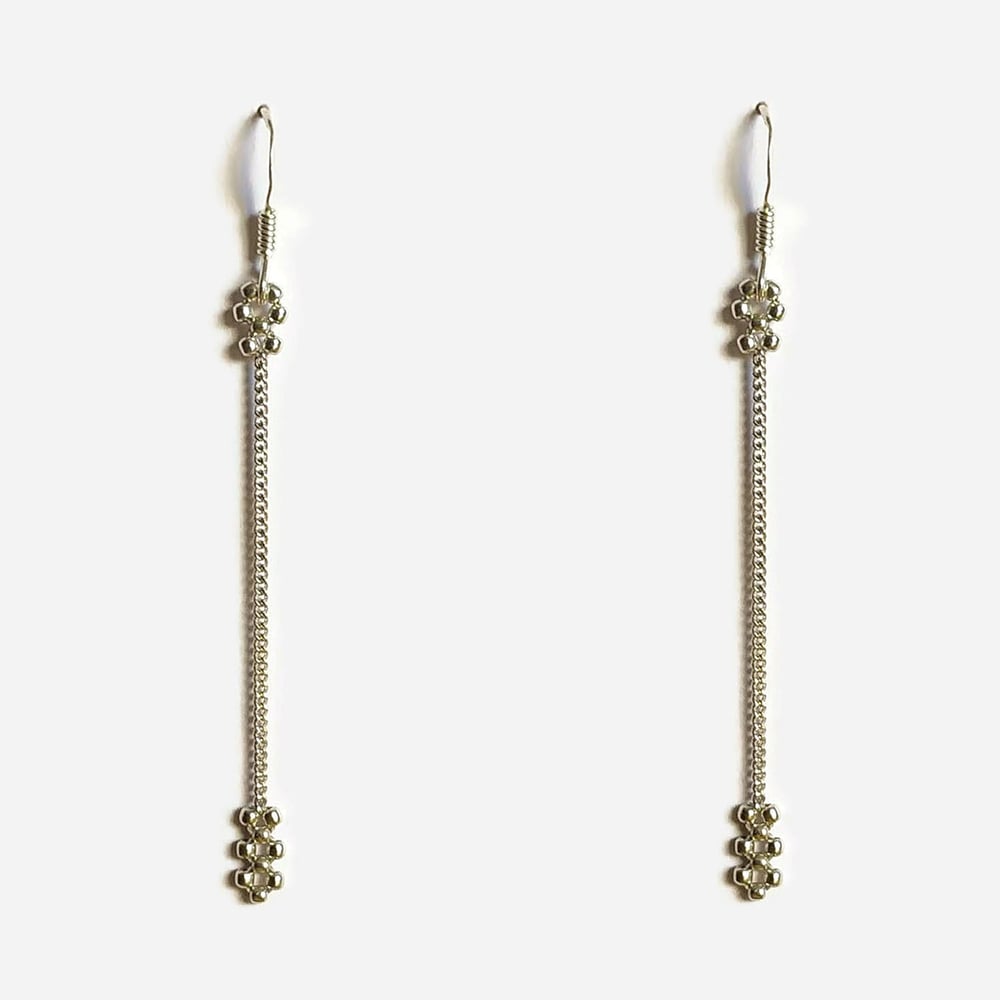 Image of Boucles d'oreilles Pendantes "Constellation"