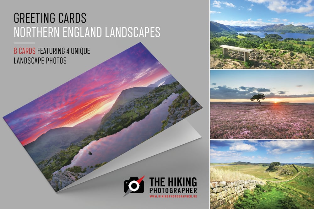 Image of 8 Greetings Cards - Northern England Landscapes [Collection 1]
