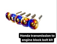 Honda Transmission To Engine Bolt Kit.