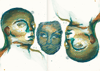 Green faced series - mini prints