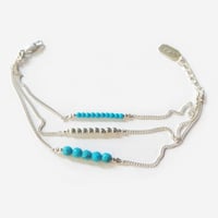 Image 2 of Bracelet Turquoise véritable "Egée"
