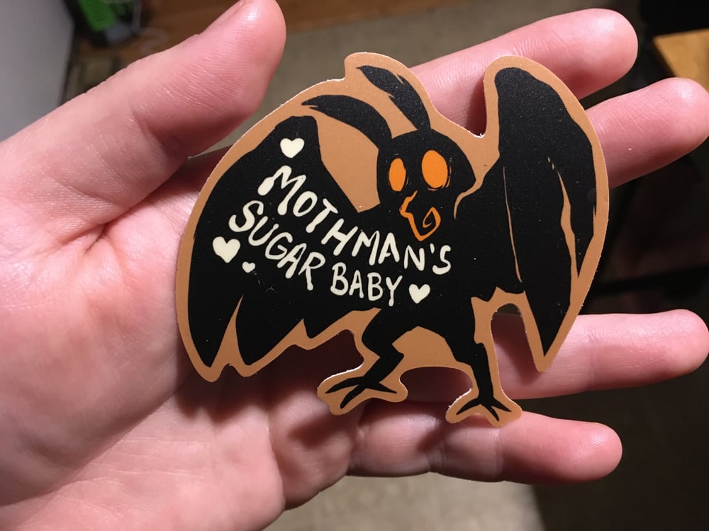 Mothman's Sugar Baby Sticker