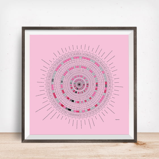 Image of Jazz Art Print - pink