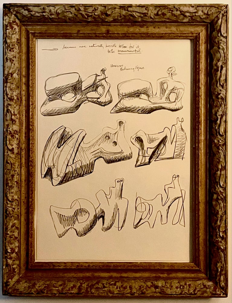 Image of henry moore / three pairs of reclining figures / 29/100