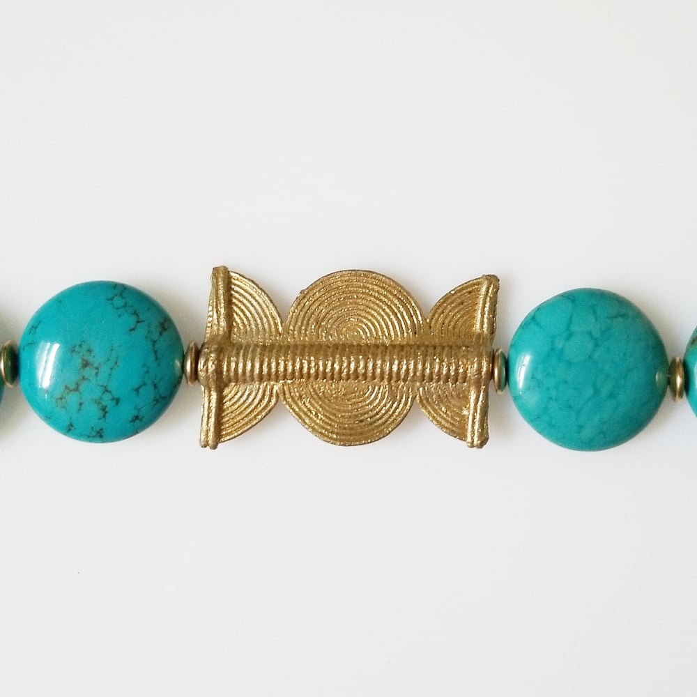 Image of Baule Brass + Turquoise 