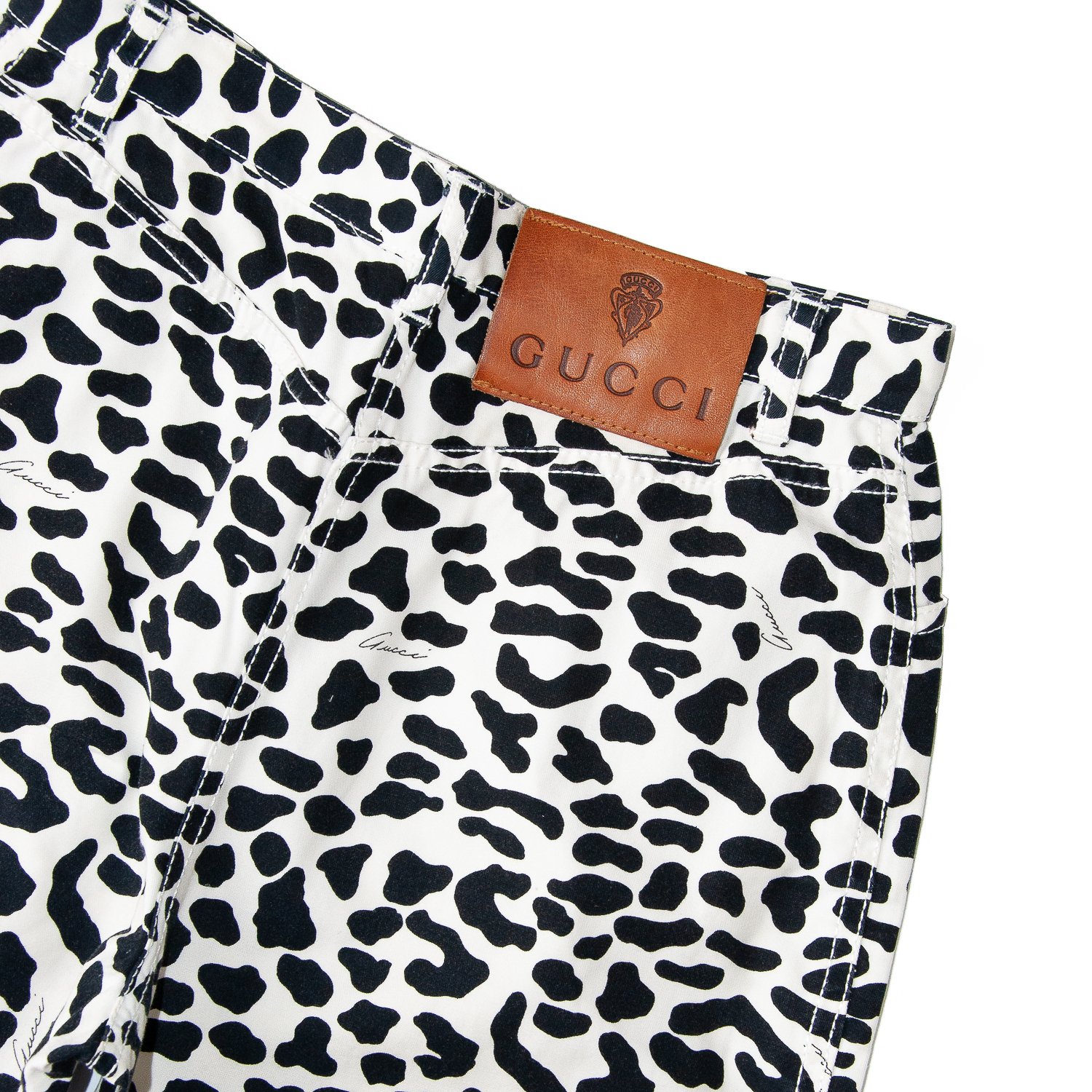 Image of Gucci by Tom Ford 1996 Leopard Trousers