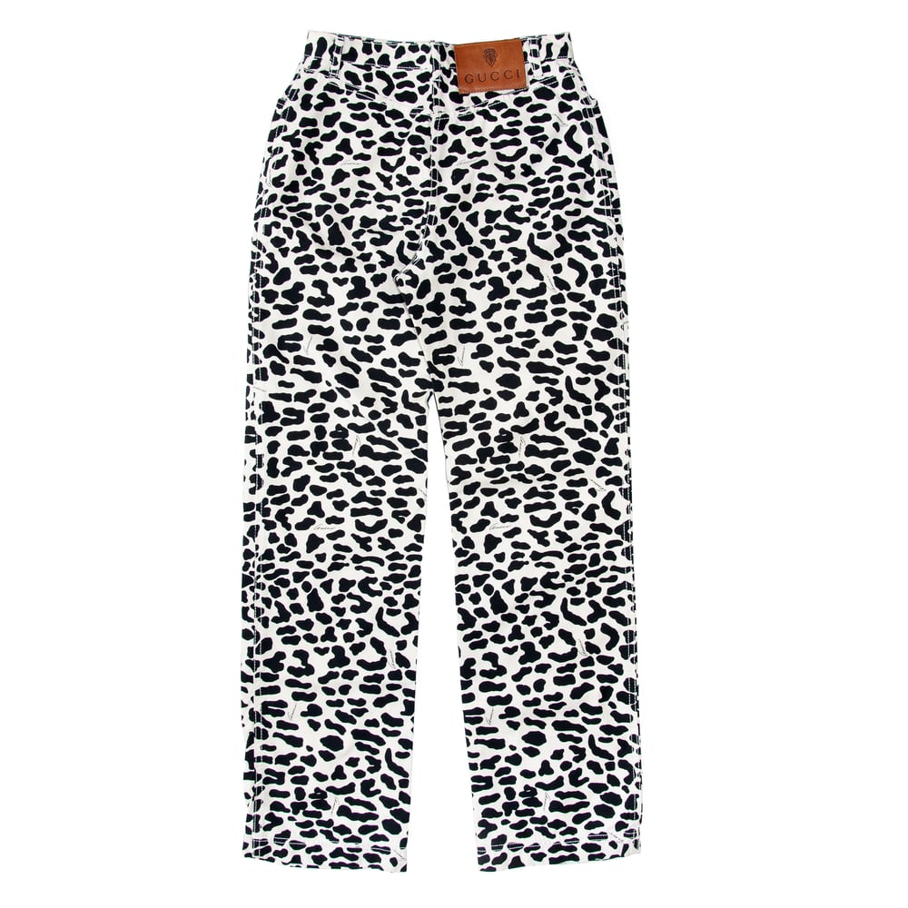 Image of Gucci by Tom Ford 1996 Leopard Trousers