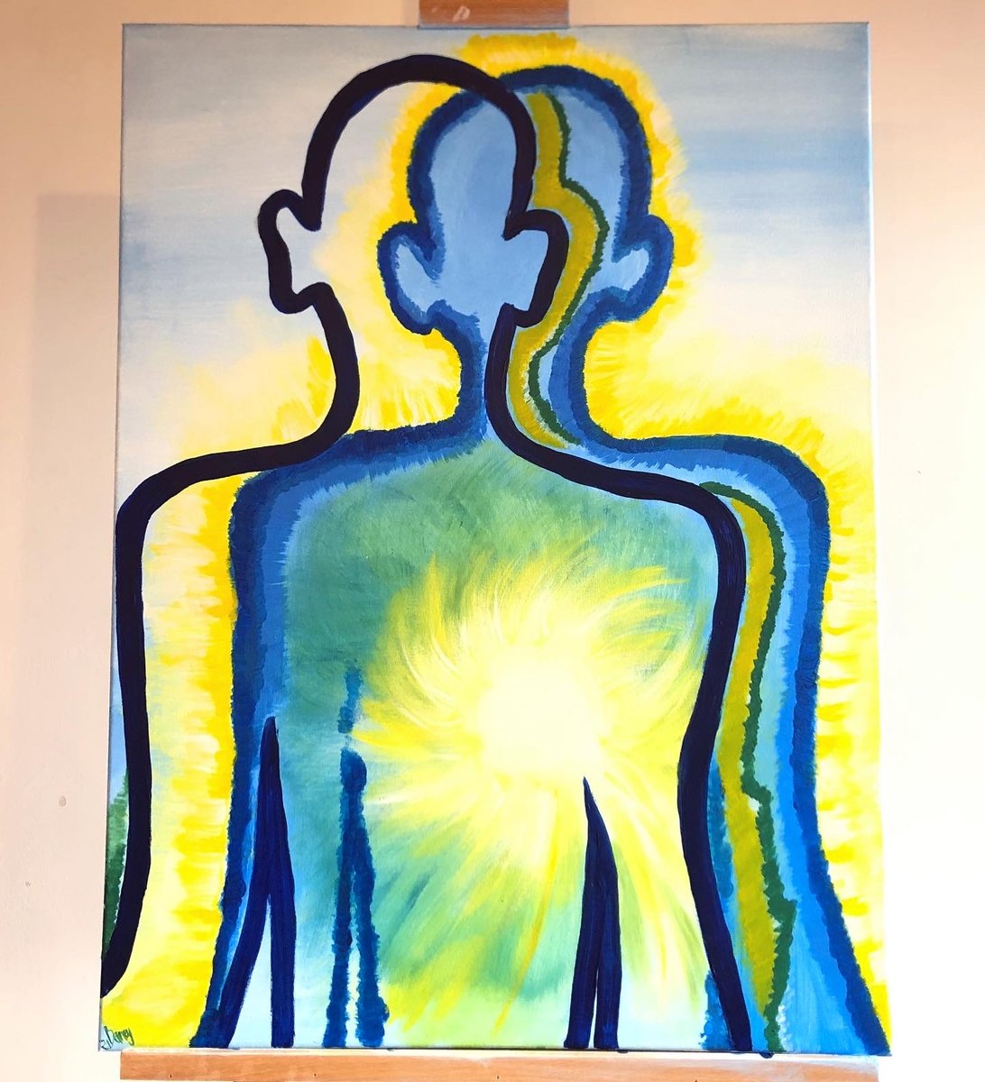 Celestial & Etheric Template Body, 2021 Painting berney