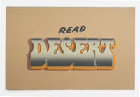 Image 1 of Read Desert - Screen Print