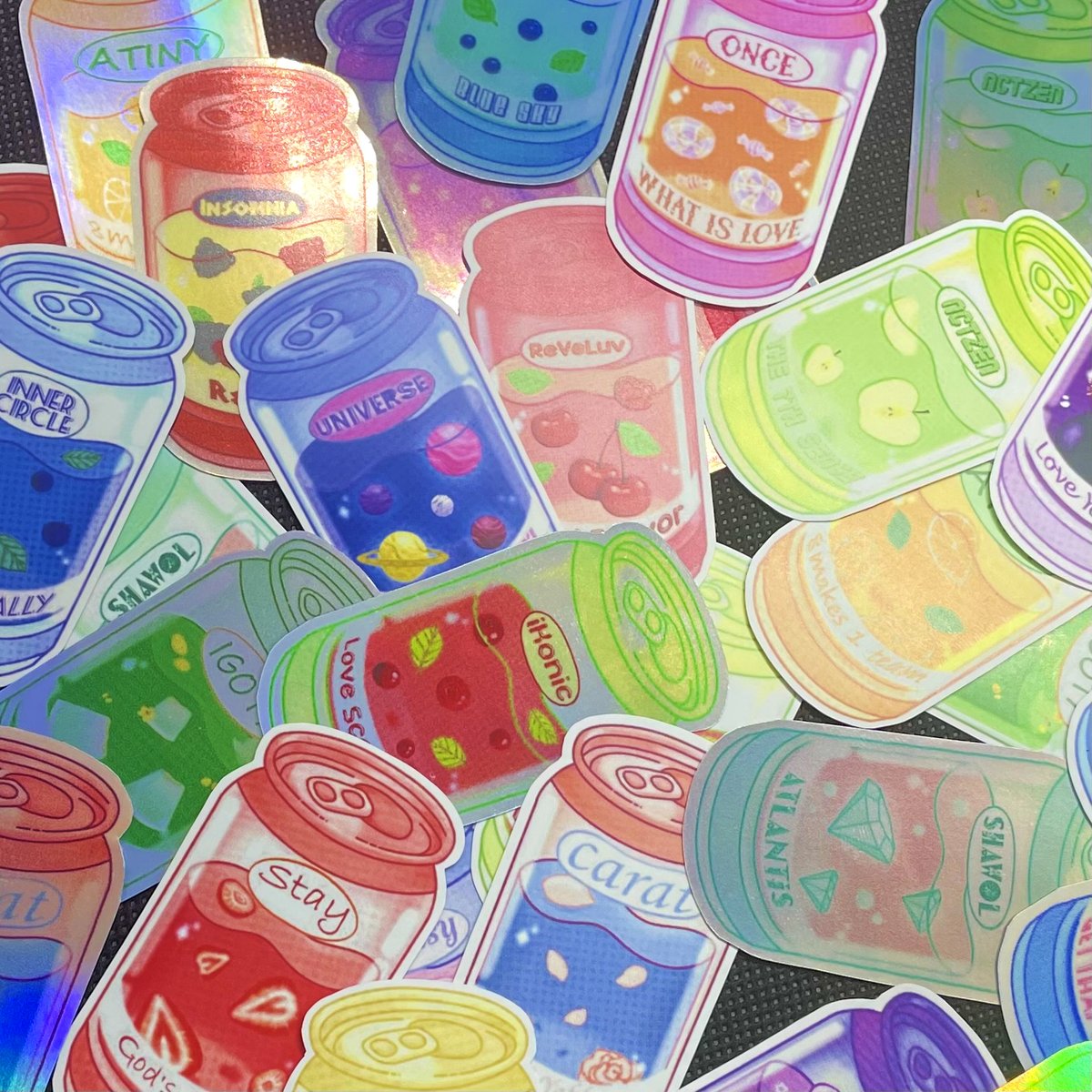 FANDOM SODA CAN STICKERS | LauHyde