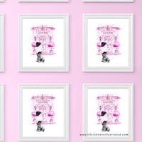 Image 2 of FASHION ILLUSTRATION ART PRINT: SHOPPING IN PARIS