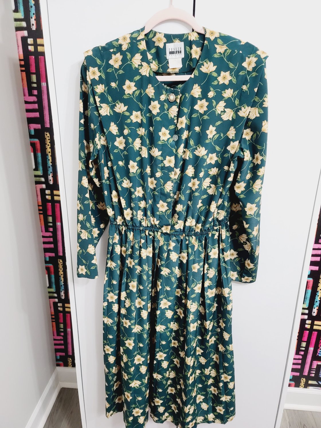 Image of Green Floral Dress