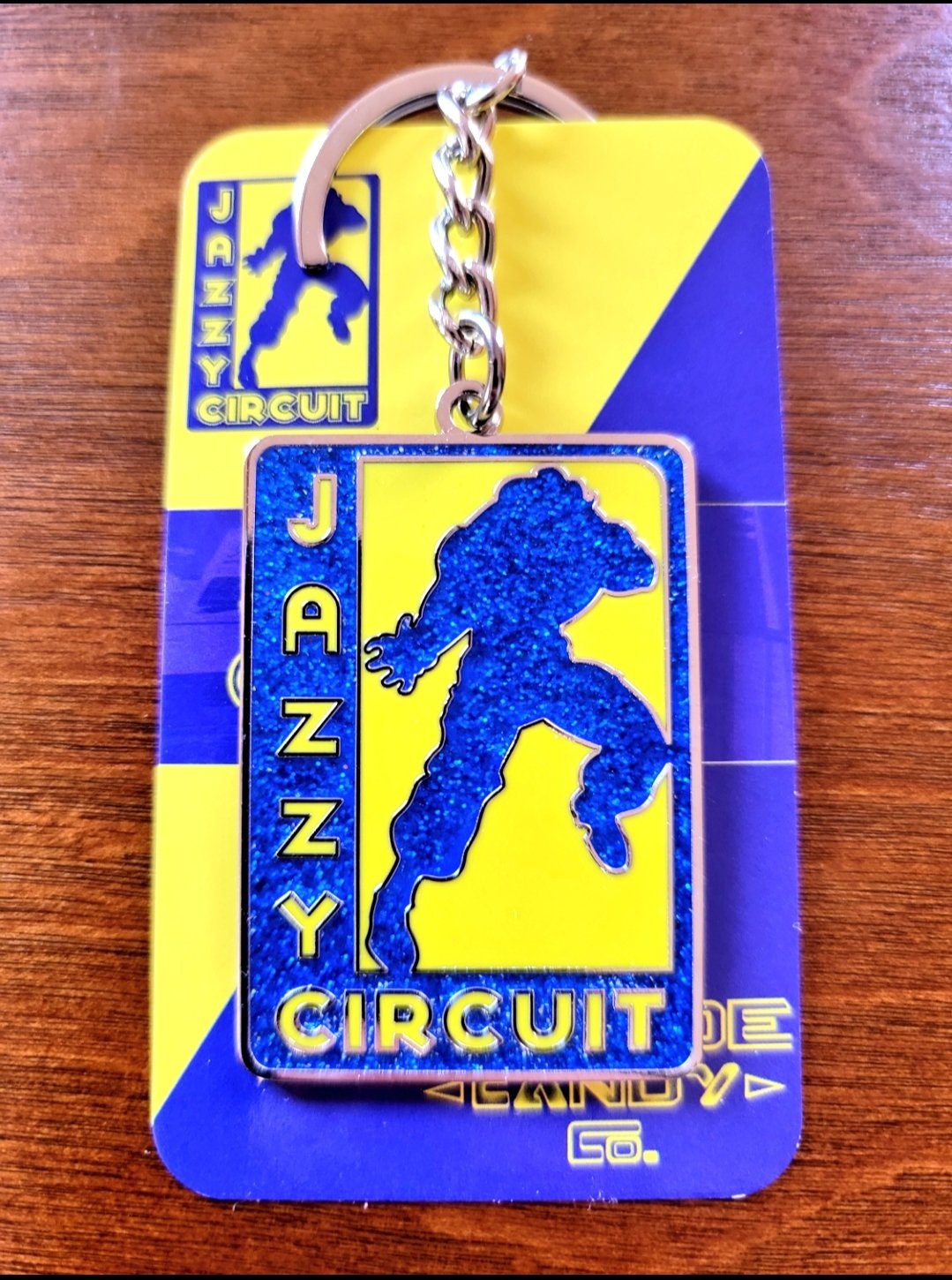 Image of Jazzy Circuit x ArcadeCandyCo. Keychain