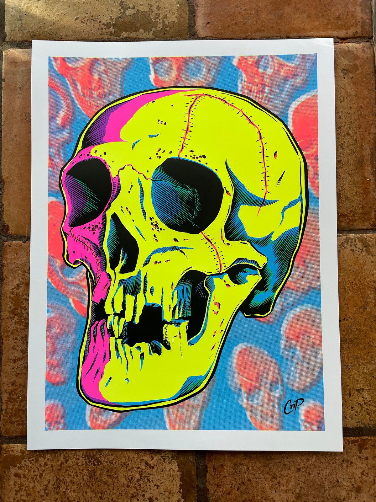 新品 FACE oka Too much pain Silkscreen FACE 