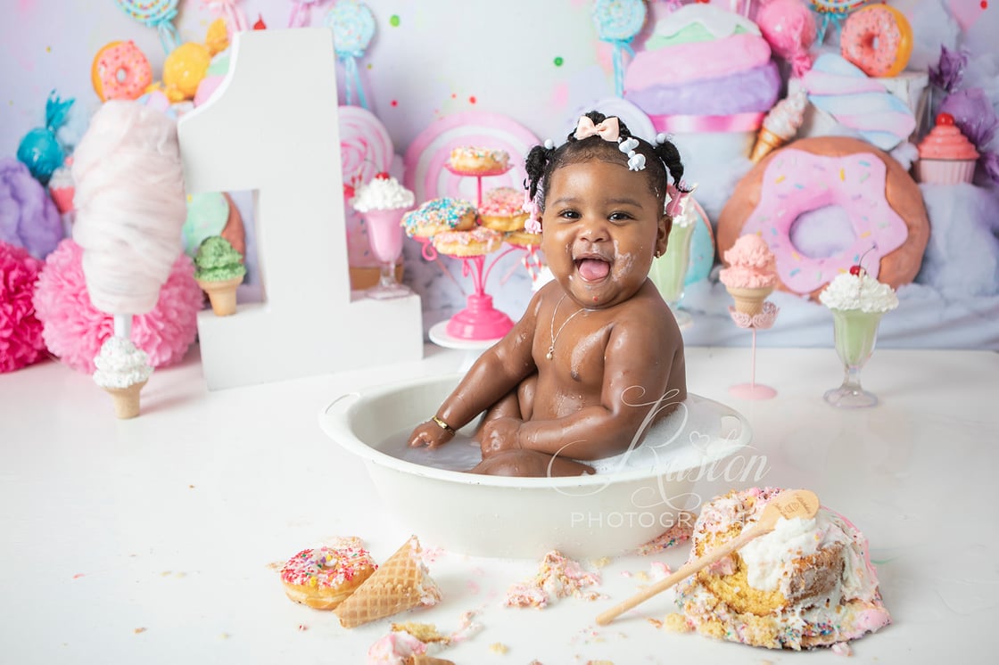 Image of 6 months Smash or Smash and Splash 1st Birthday 