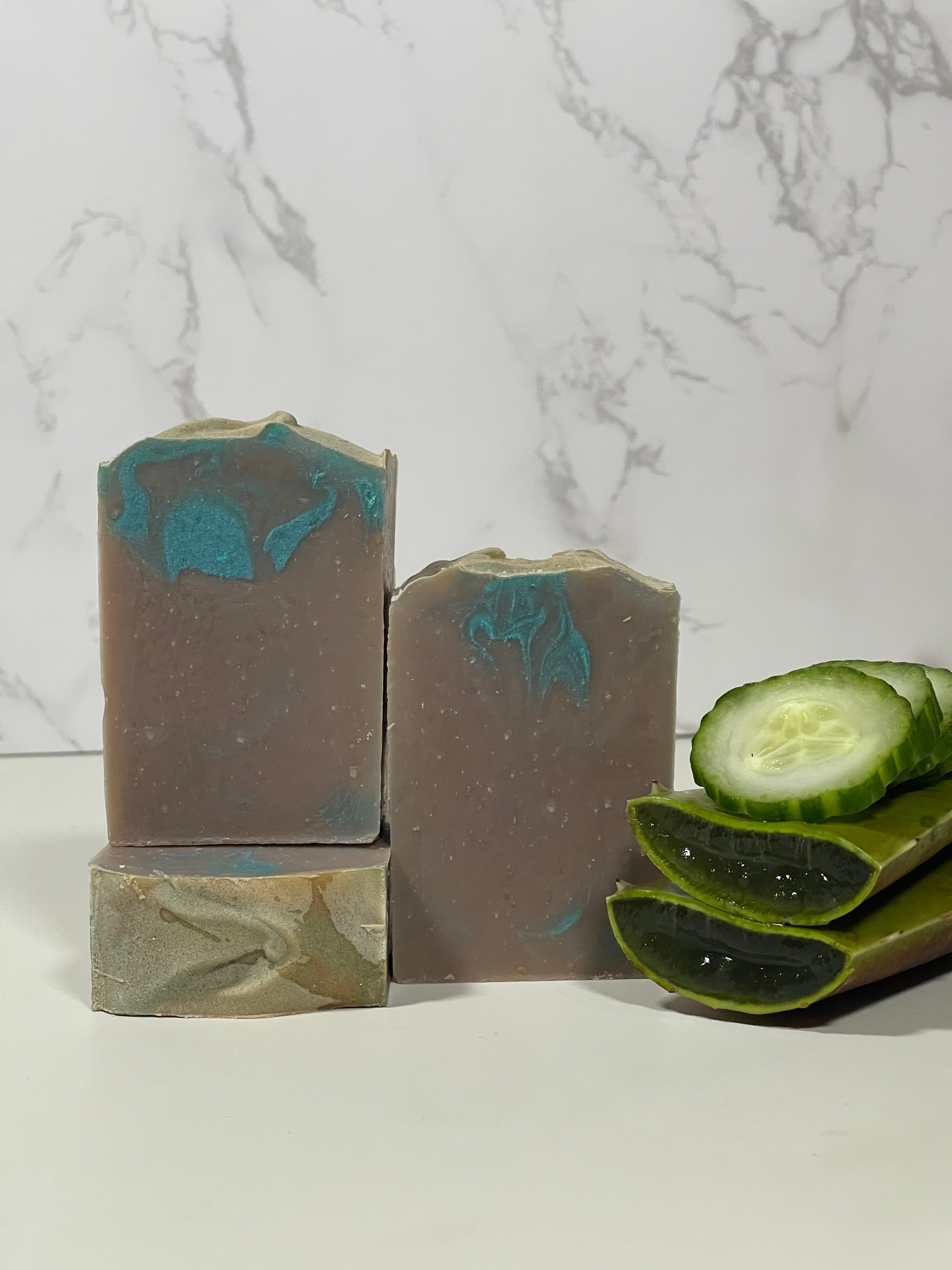 Image of Aloe & Cucumber Soap (Organic) VEGAN 