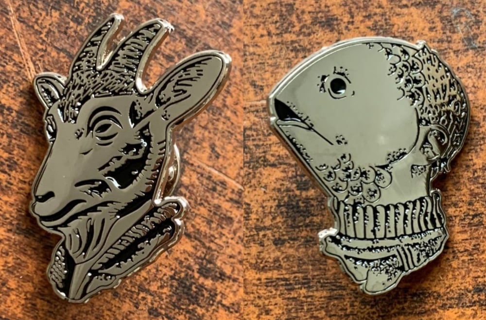 Image of Wickerman Masks limited edition pin set