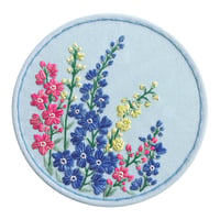 Image 4 of Delphinium Embroidery Kit