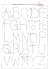 Alphabet (Digital Uppercase Tracing Templates)
