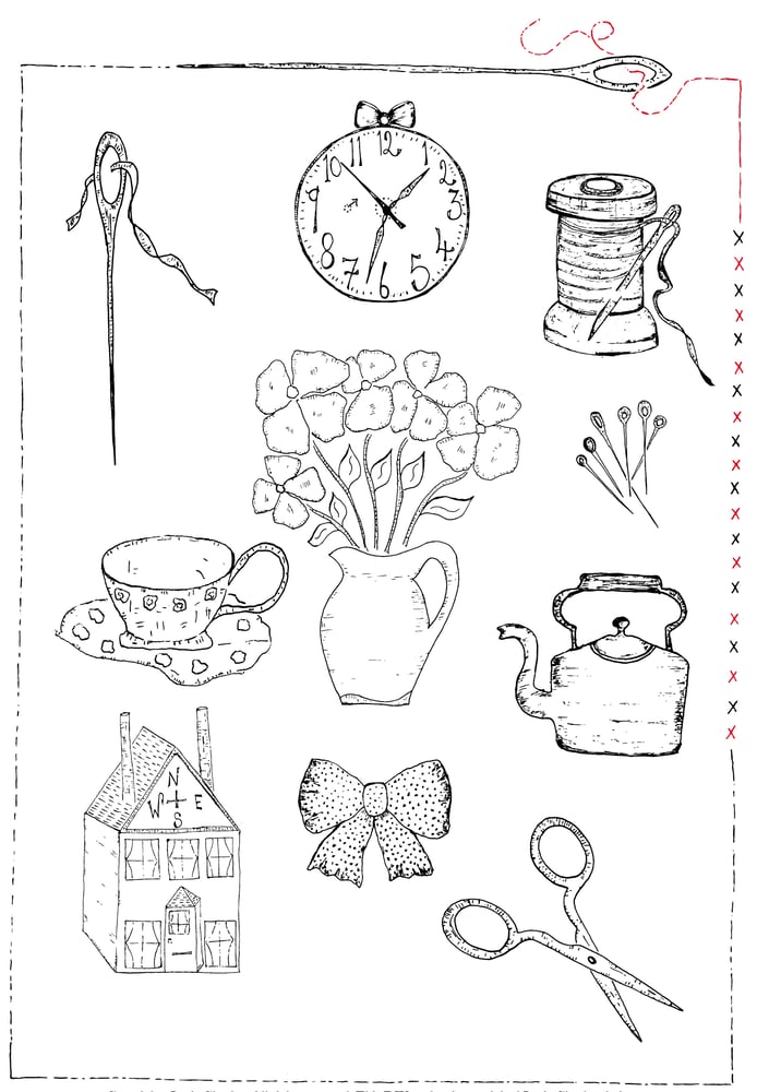 Image of Favourite  Motifs (Digital Tracing Templates)