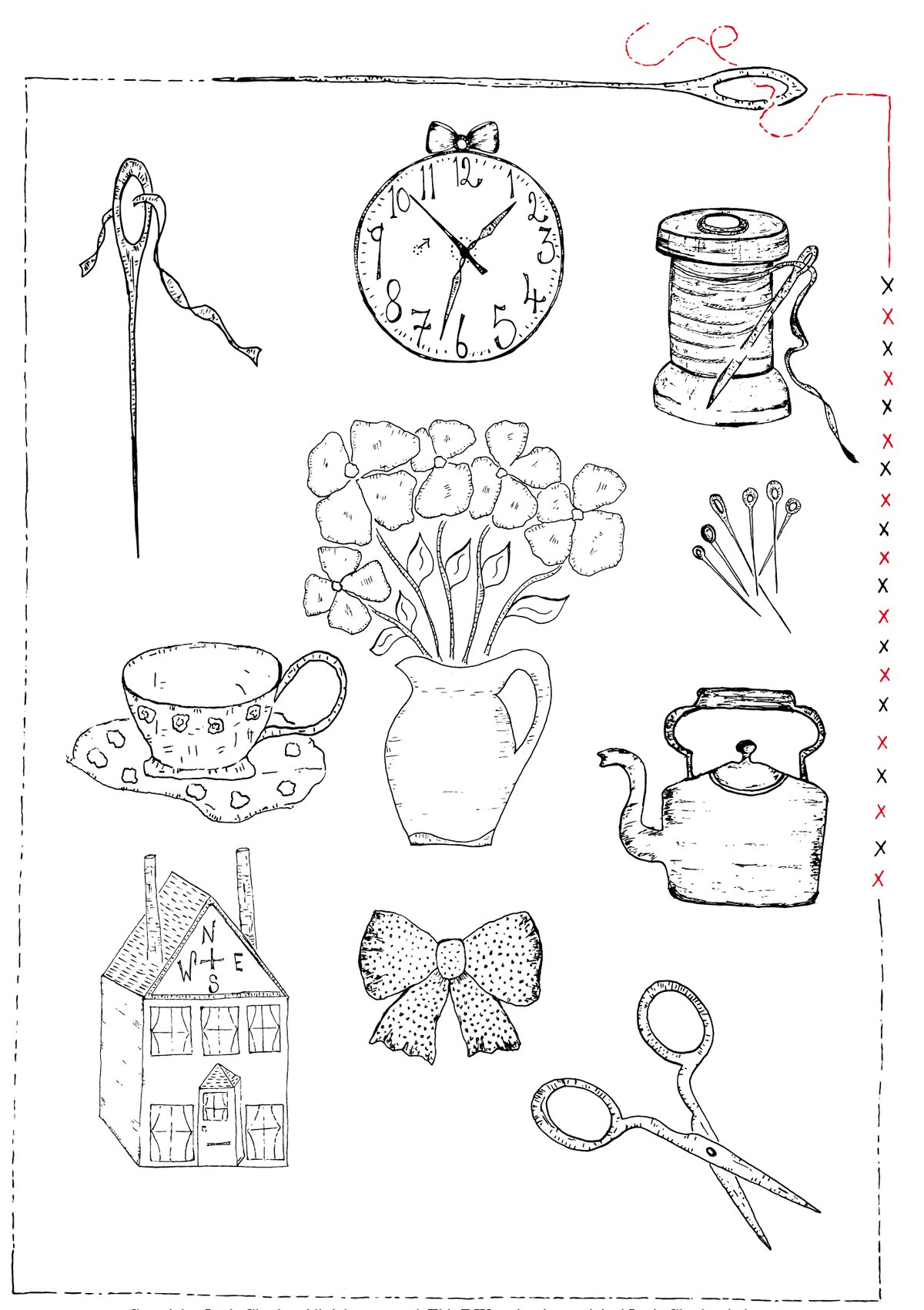 Image of Favourite  Motifs V1 (Digital Tracing Templates)