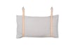 Leather Bench Cushion Strap Headboard Bed Pillow Bracket, Single Strap ONLY - Natural