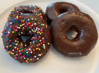 Image 2 of Chocolate Fudge Cake Donuts - 1 dozen