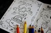 Batty Tats Mini Coloring Book