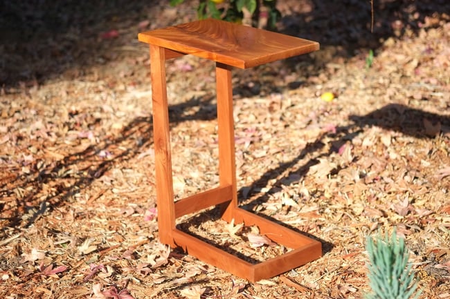 C-Table - Crotch Mahogany