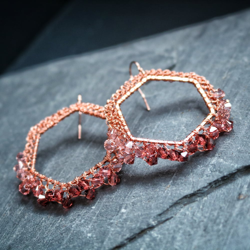 Image of HIVE HOOPS - Blush