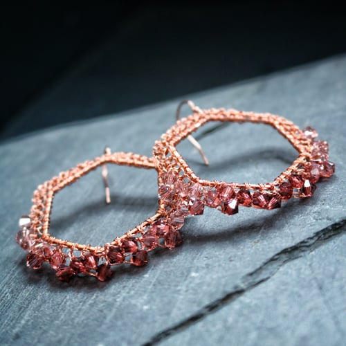 Image of HIVE HOOPS - Blush