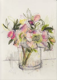 Vase of hellebores no. 2