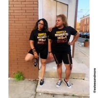 Image 1 of The “Lightly Melanated Hella Black “ Tee 