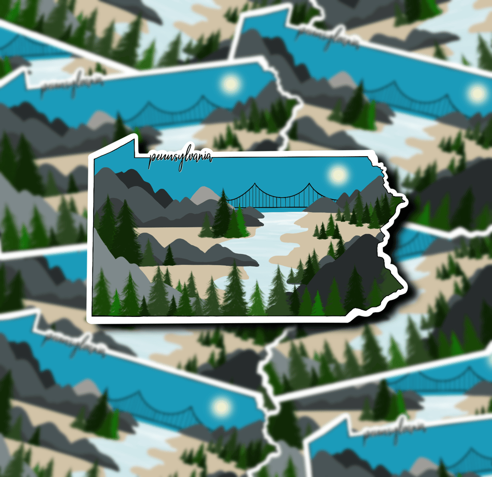 Image of Pennsylvania State Sticker